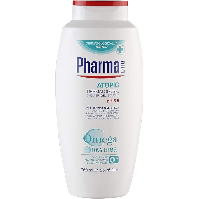 جل الاستحمام الجلدي التأتبي من PharmaLine 750 مل